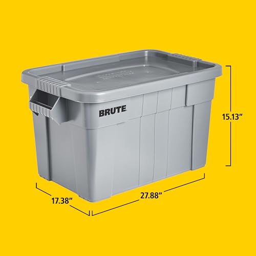 Rubbermaid Commercial Products Brute Tote Storage Container with