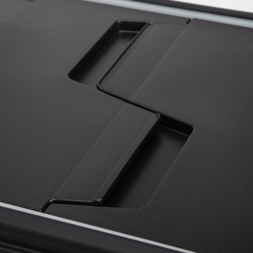 IRIS USA 4-Pack File Box Organizer with Wing Lid, Letter & Legal Size, 18 Qt Clear