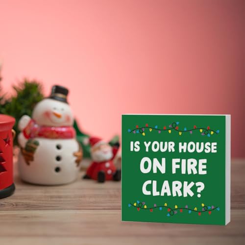 XFW National Lampoon's Christmas Vacation 5x5 Inch Sign – Holiday Decor, Movie Quote