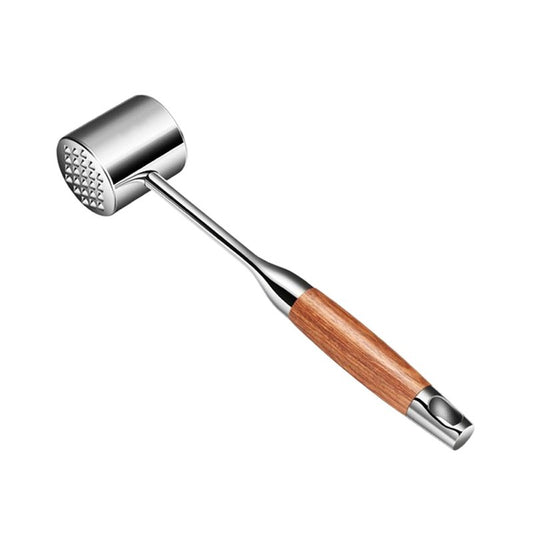 Aideart Meat Pounder,kitchen mallet 304SS,Meat Mallet Meat Hammer Meat Beater for Tenderizing and Flattening Meat,Meat Pounder Tenderizer for Pounding Meats, Hanging Loop,(Rosewood)