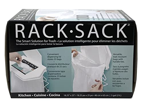 5 Gallon Food Storage Bags with Handles - Pack of 100 for Kitchen Refill