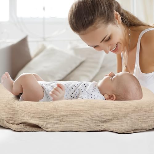 Baby Lounger for Newborns 0-24 Months Infant Cushion - Coffee / Extra