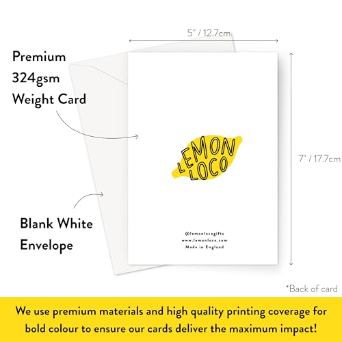 Feliz Navidad Christmas Card by Lemon Loco - Funny Animal Joke Greeting Card for Friends & Family