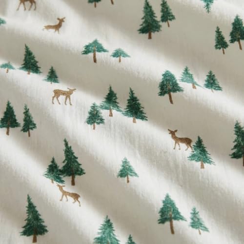 Eddie Bauer Queen Sheet Set with Fitted Sheet & Pillowcases – Deer Hollow