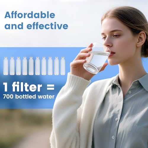 2 Pack Replacement Water Filter for Alexapure Pro System - Coconut Shell Carbon