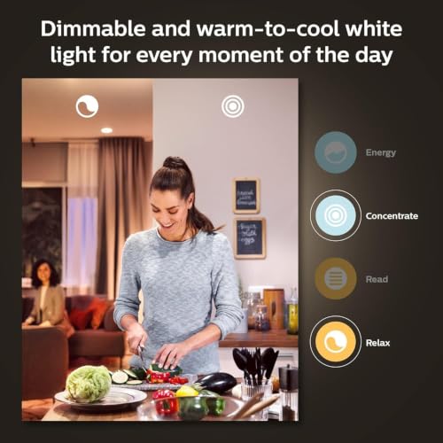 Philips Hue BR30 LED Smart Light Bulbs 2-Pack - Color Changing, Bluetooth & Voice Control