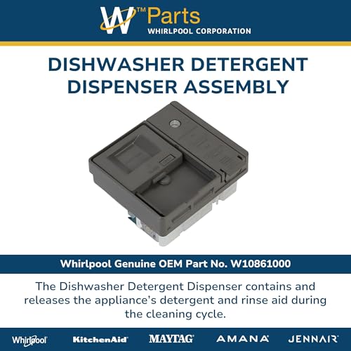 Whirlpool W10861000 Detergent Dispenser - OEM Replacement Part for Laundry Machine - Variation of THIS Listing