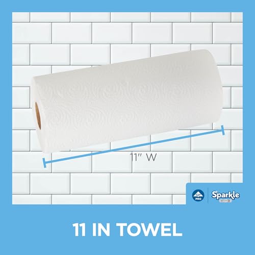 Georgia-Pacific Sparkle 2-Ply Perforated Paper Towels - White, 15 Rolls