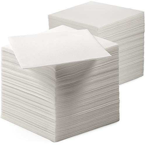 Disposable Linen-Feel Beverage Napkins - 200 Pack, Elegant 5x5 Inches - Ideal for Bars, Events, Restaurants - Variation 1