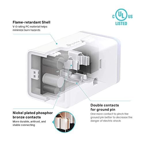 4-Pack Wi-Fi Smart Plugs - Works with Alexa & Google Assistant, UL Certified, 15 Amp