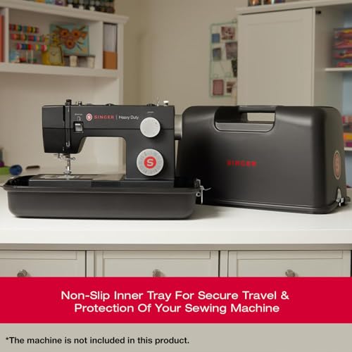 Universal Hard Carrying Case for Sewing Machine - Black