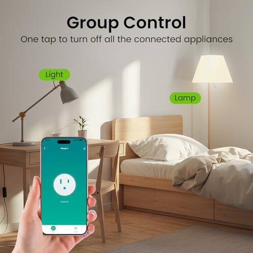 WiFi Smart Plug Mini 4-Pack, Alexa & Google Compatible, Timer & APP Control, 2.4GHz Only, ETL FCC Listed, White - Variation 4
