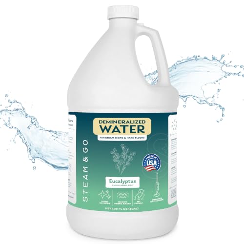 Steam & Go Demineralized Water for Steam Mops - Eucalyptus Mint 128 oz - Pack of 1
