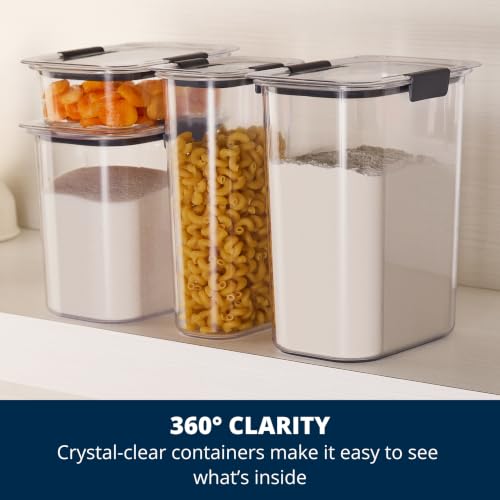Assorted Sizes Food Storage Container Set - 6 Pieces, BPA-Free, Airtight, Clear