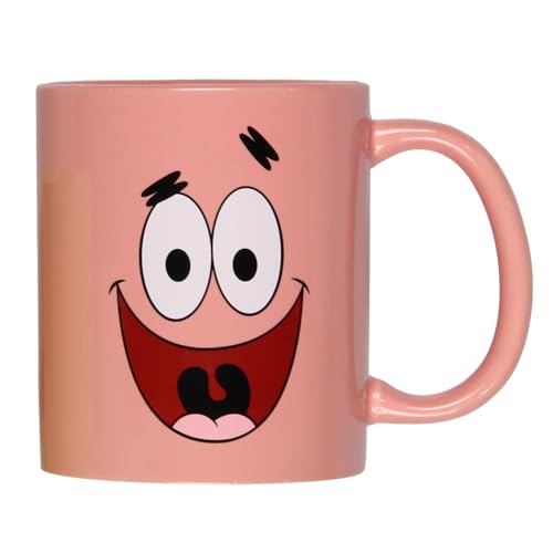SpongeBob & Patrick 11oz Ceramic Mug Set - Nickelodeon Cartoon Coffee Cups