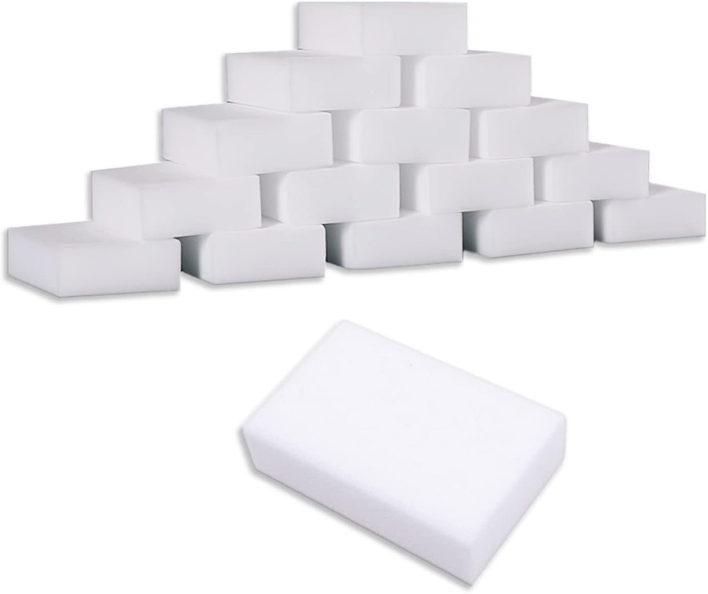 Magic Sponges | 50-Pack Melamine Cleaning Foam Pads - Multi-Functional Household & Kitchen Cleaner