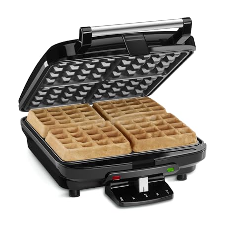 Cuisinart Belgian Waffle Maker New Square Classic - 4-Slice Stainless Steel