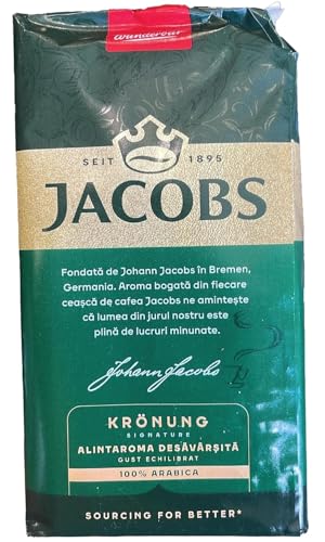Jacobs Kronung Ground Coffee 3 Pack 52.5oz | Premium Roast, 17.6oz Each