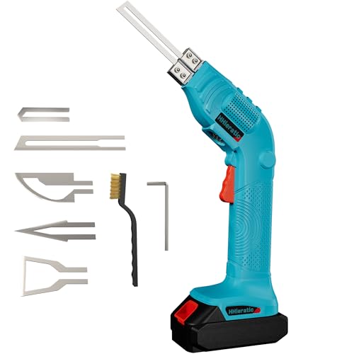 Cordless Hot Knife with Battery & 6 Blade Set for Foam, Fabric, Rubber Cutting