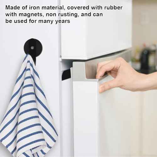 Ornament Hooks,Magnetic Wreath Hanger,2 Pack Heavy Duty Magnets with Hook for Kitchen, Refrigerator, Christmas Decoration Magnetic Hooks for Metal Front Door