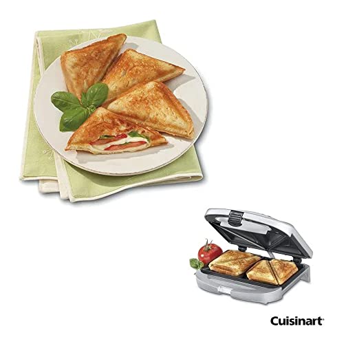Cuisinart Sandwich Maker - Silver, 2 Sandwiches, Omelets & French Toast, Variation of Sandwich / One Size