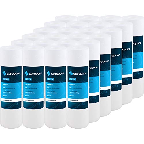 Sediment Filter 5 Micron 10x2.5 Inch Replacement Cartridge - Pack of 24