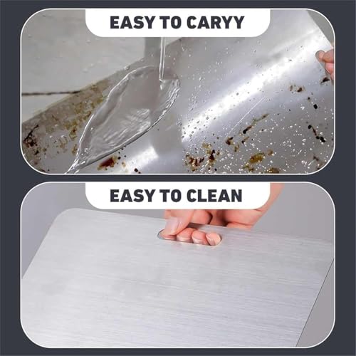 Boenim 14 x 10 Inch Titanium Cutting Board - Premium Food Prep Surface
