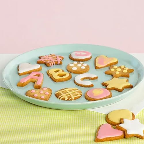 Yomfut Small-Letter Alphabet Cookie Cutter Set 26 Pcs Stainless Steel Baking Tools