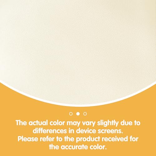 BRILLMAX 6 Pack Ivory Tablecloths 90x132 Inch for 6ft Rectangle Tables