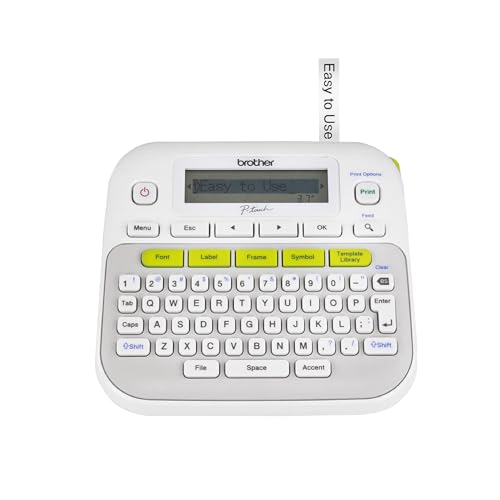 Brother P-touch PTD210 Label Maker - Easy Home & Office Monochrome Printer