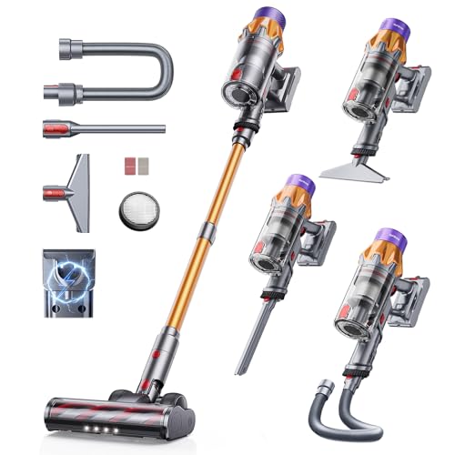 SunSare X7A Pro Cordless Stick Vacuum Cleaner 650W 70Min Runtime Self-Standing