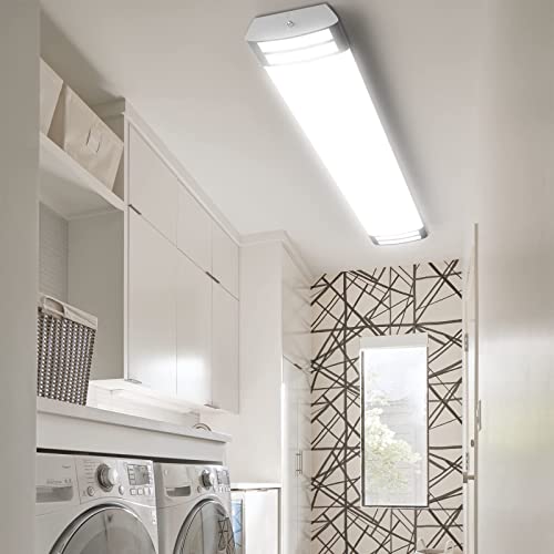 ANTLUX 4ft LED Linear Flush Mount Light 50W 5600lm 5000K Kitchen Ceiling Fixture