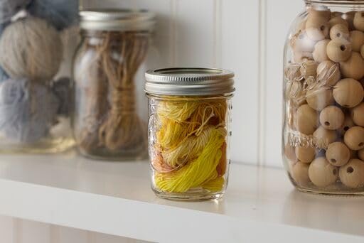 Ball Regular Mouth Glass Mason Jars with Lids and Bands, Used for