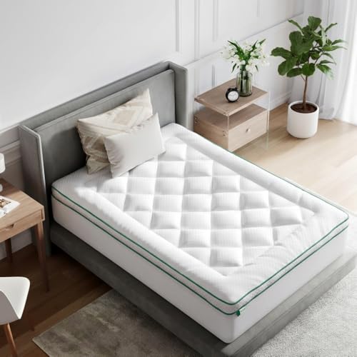 Queen Mattress Topper - White Extra Thick Pillow Top Down Alternative