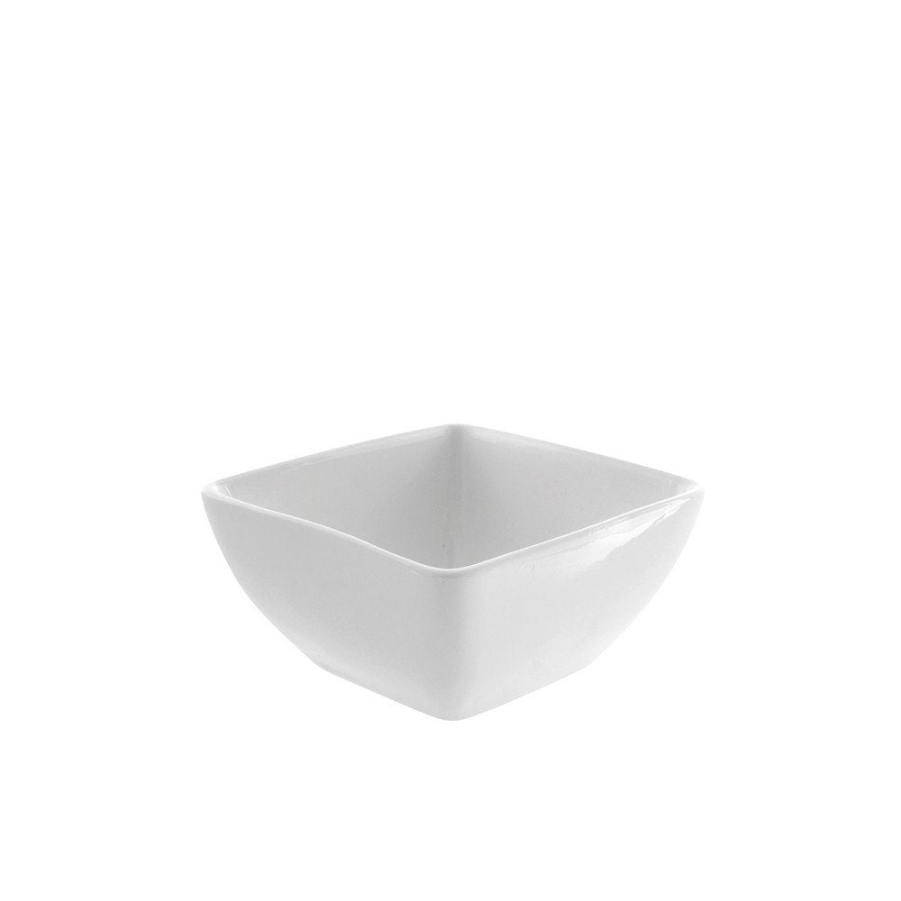 10 Strawberry Street Whittier 4.5"/12 Oz Square Dessert Bowl, Set of 6, White