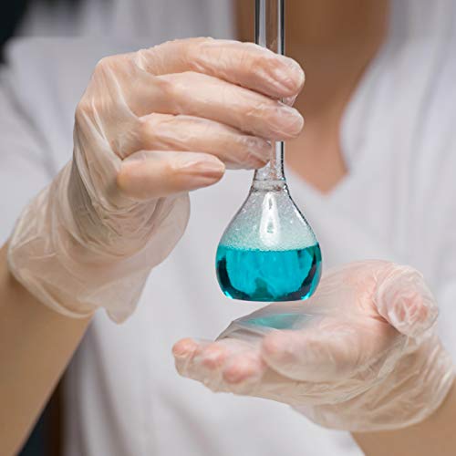 Large Case of 1,000 Latex-Free Clear Vinyl Exam Gloves - Powder-Free