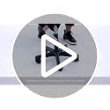 DUMOS Blue Armless Mesh Office Chair for Small Spaces, 1 Pack