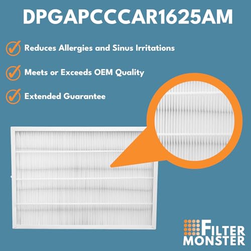 Filter-Monster 16x25x3.5 MERV 15 Air Filter for Bryant, Carrier Infinity