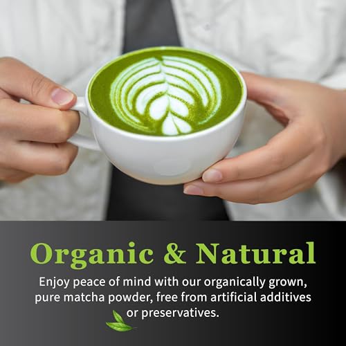 Organic Matcha Powder - Summer Harvest, Latte Grade, 2.82 oz - Japanese Green Tea