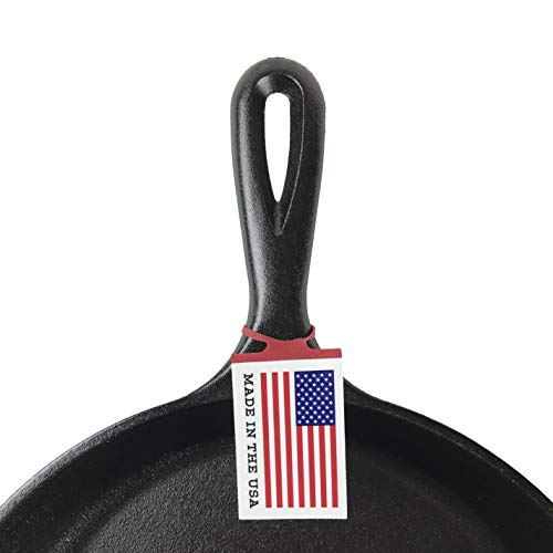 Lodge Seasoned Cast Iron Skillet - PFAS-Free, Non-Toxic Cookware - Use with an Oven, Stove, Grill, or Campfire - Naturally Non-Stick & Oven Safe - 12 Inches