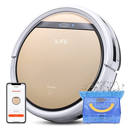 ILIFE V5s Plus Robot Vacuum and Mop Combo - Gold | Smart App & Voice Control