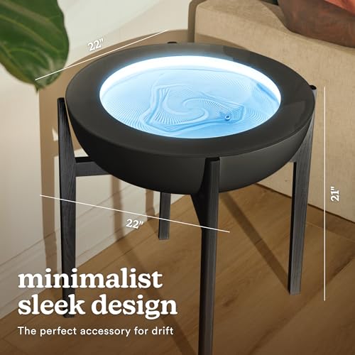 Homedics Drift Sandscape Solid Wood Stand - Black / 21 Inch Large