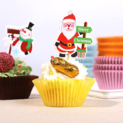 Bake Choice 200 Count Blue Cupcake Liners – Greaseproof Baking Cups for Muffins