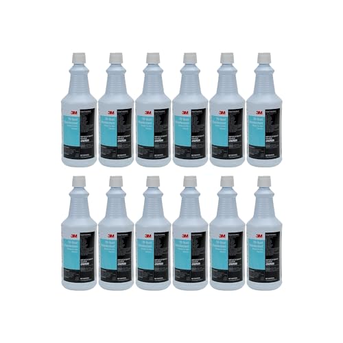 3M TB Quat Disinfectant Cleaner - 12 Bottles, EPA Registered, Ready-to-Use