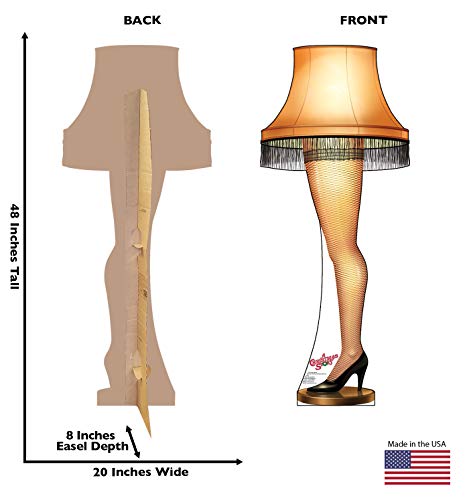 Christmas Story Cardboard People Leg Lamp Cardboard Cutout - 48 Inch