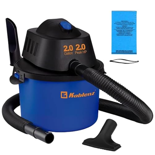 2 Gallon 2.0 HP Wet Dry Vacuum Cleaner for Home Garage Workshop Car Cleaning