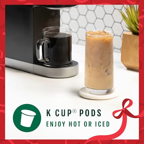 1 Pack Starbucks Peppermint Mocha Flavored Coffee K-Cup Pods for Keurig, 100% Arabica