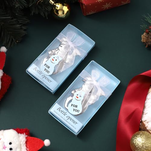 Snowman Bottle Openers Gift Set (24 pcs) – Uezea, Frosty Holiday Party Favors
