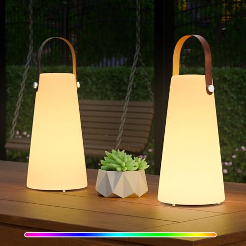 Rechargeable Outdoor Lantern RGB-A Waterproof Portable Camping & Patio Light