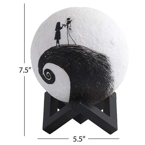Nightmare Before Christmas LED Mood Light with Jack Skellington – Idea Nuova, Battery Operated (Pack of 1)